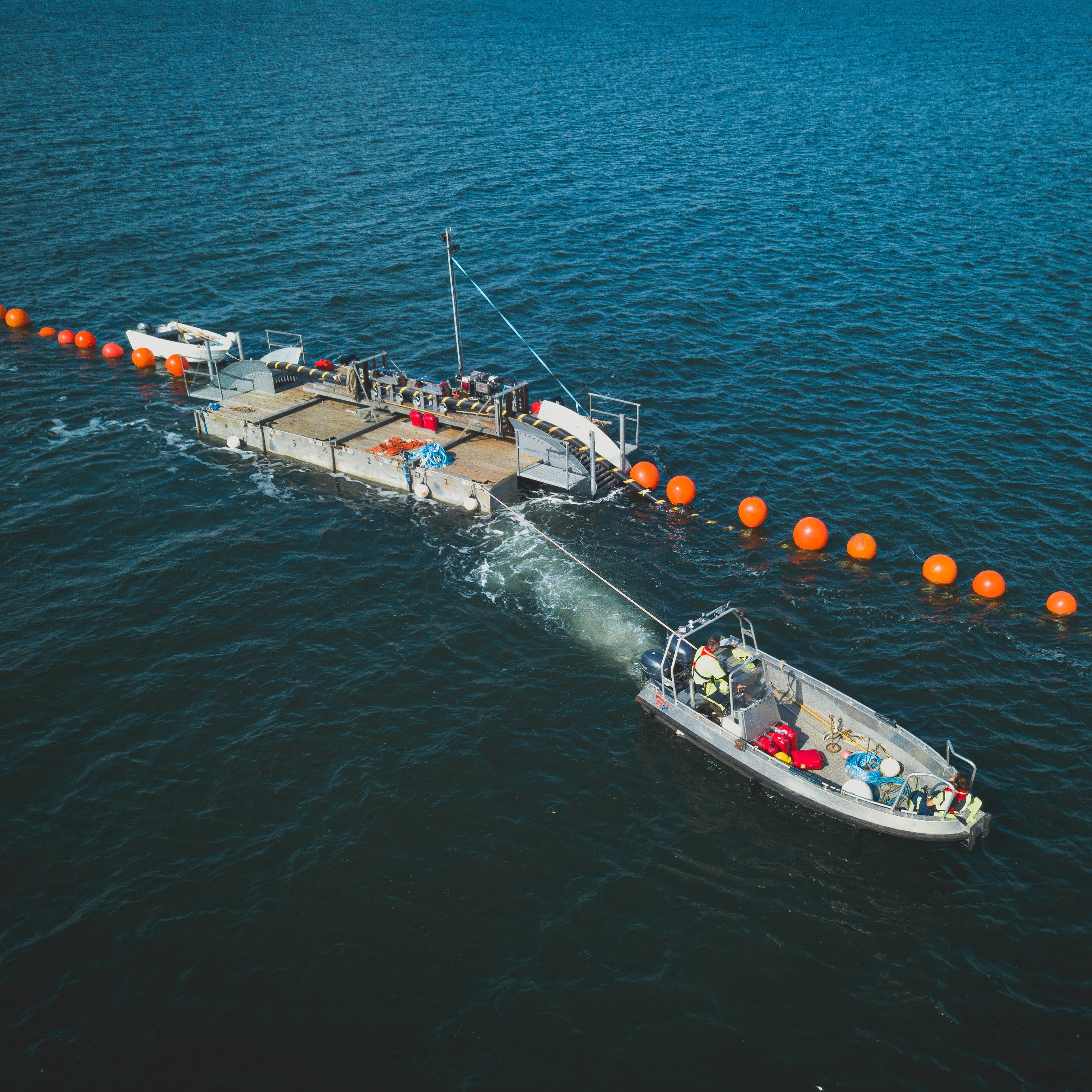 Submarine cable installation