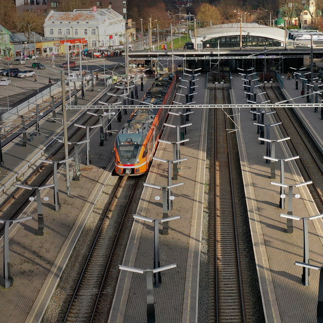 Railway station in Tallinn