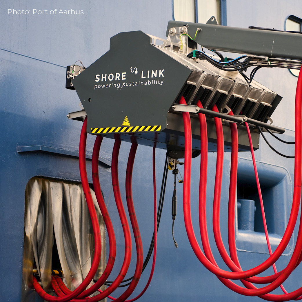 ShoreLink shore power solution for cruise ships at the Port of Aarhus