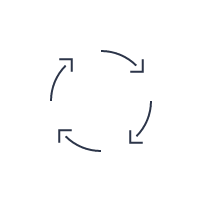 Icon for recycling input rate