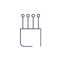 Icon for cable transmission efficiency